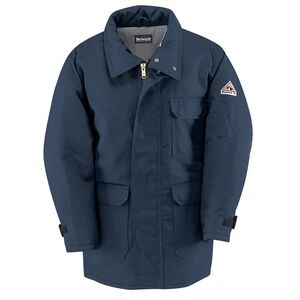 Men's Bulwark Deluxe Parka Flame Resistant FR Heavy Full Zip Coat Workwear XXL